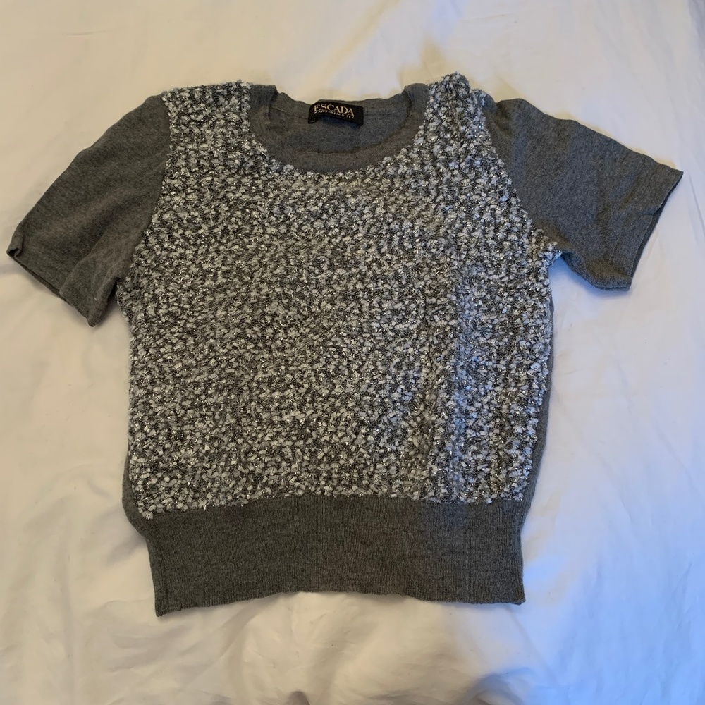 Escada top and matching cardigan